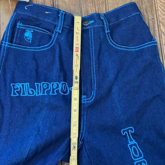Vintage womens 1980s Filippo-Totti high waisted jean puff print NEW NWT size 9 - Picture 6 of 12